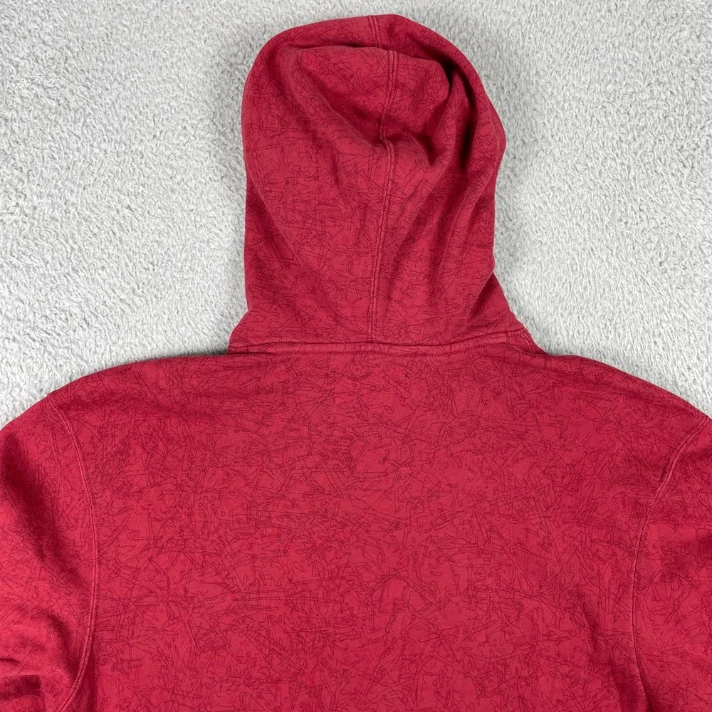 Oklahoma Sooners Football Jordan Hoodie Mens Medium Red Pullover Fleece OU